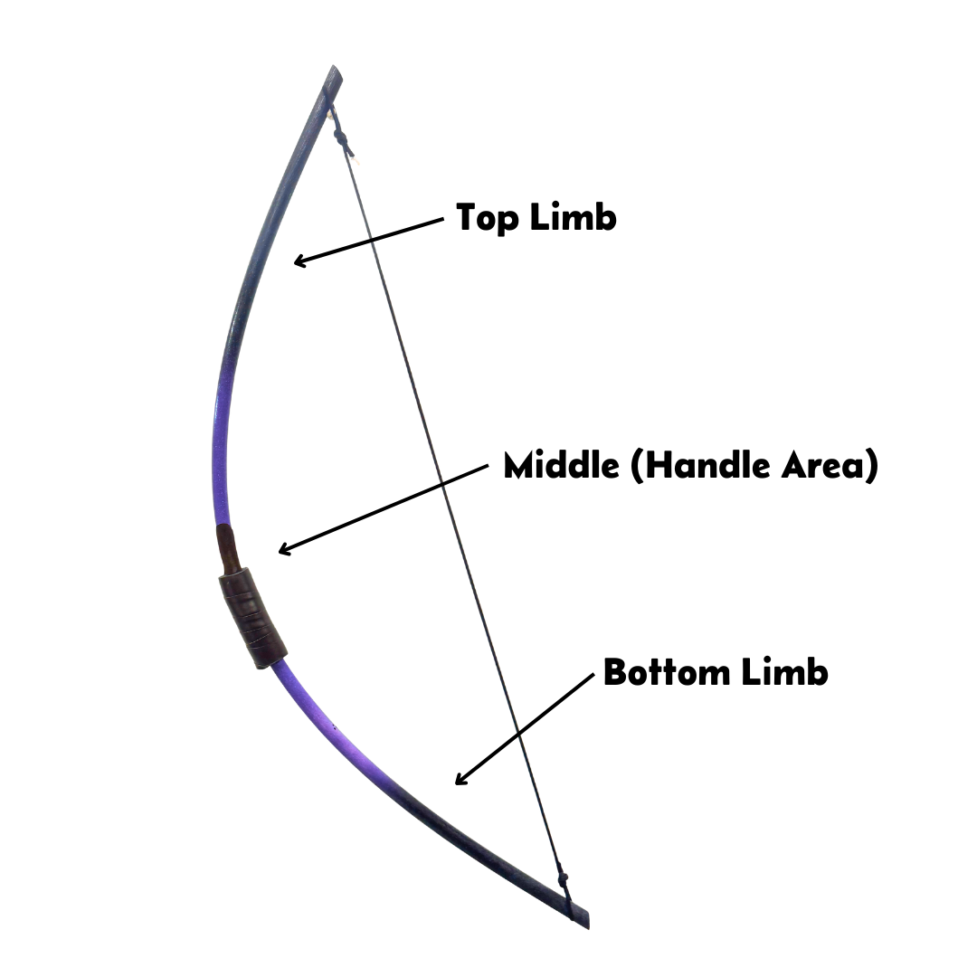Two Tone Longbow 38"- Choose Your Colors