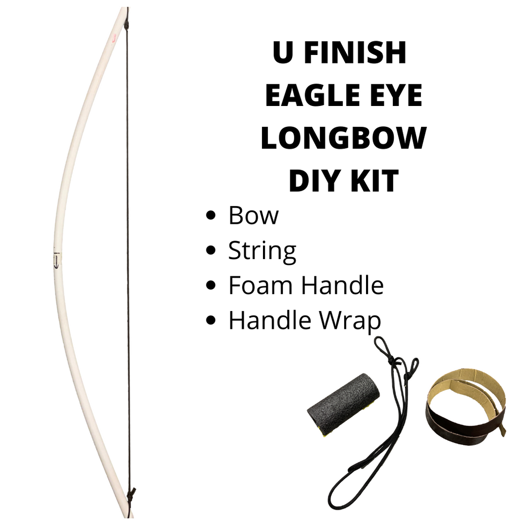 U Finish Eagle Eye Longbow - DIY Kit