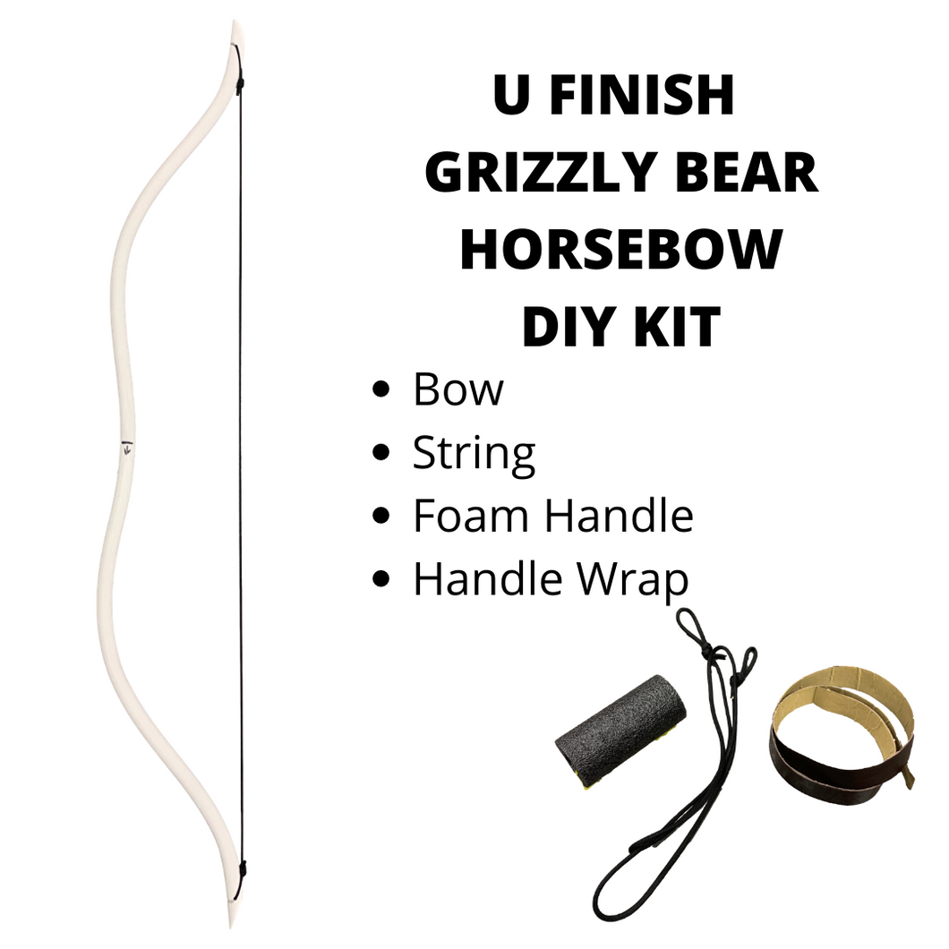 U Finish Grizzly Bear Horsebow - DIY Kit